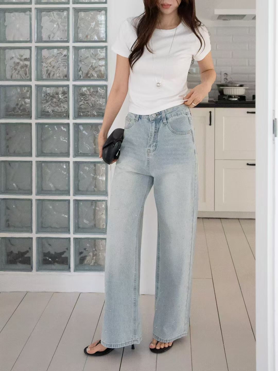 合身款素面圓領短袖棉TEE / 4色