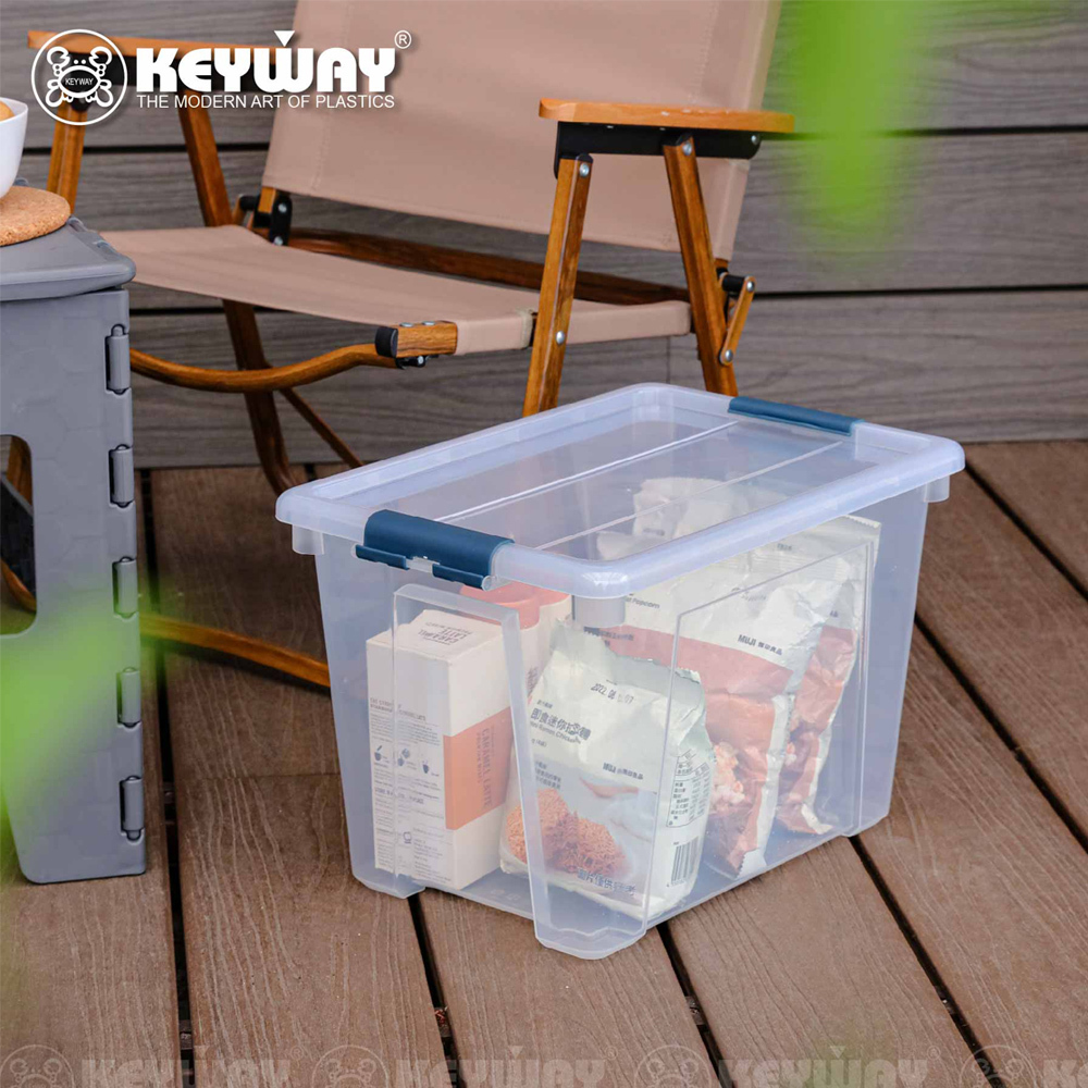 《真心良品》KEYWAY聯府 多利3號掀蓋整理箱17.5L-6入  YQ301