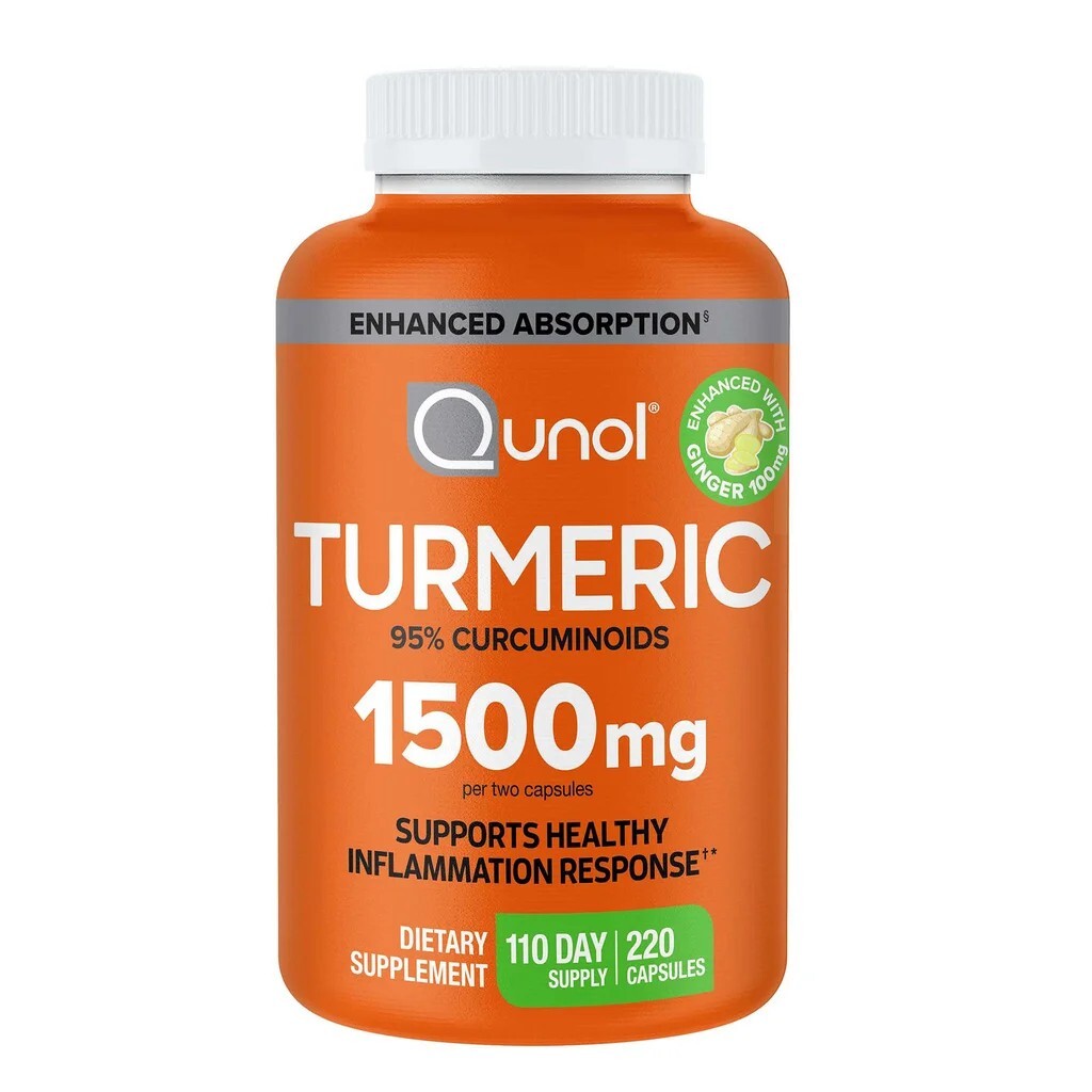 【直播】LX0306903 Qunol Turmeric 薑黃素 1500 mg, 220 Capsules