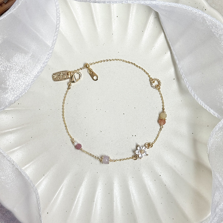 B11 / 生日花 • 玖月拾參 • 番紅花 – 紫水晶 – 手鍊