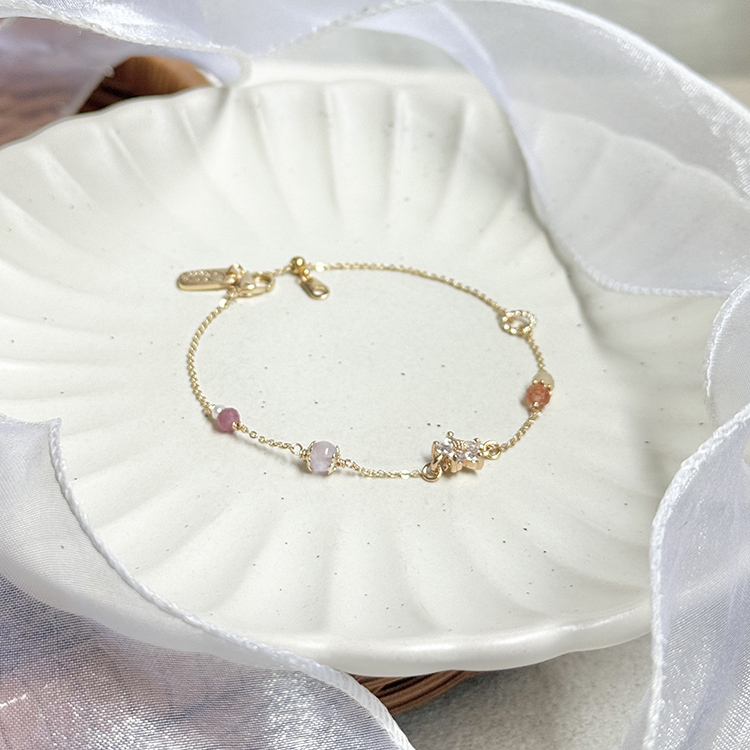 B11 / 生日花 • 玖月拾參 • 番紅花 – 紫水晶 – 手鍊