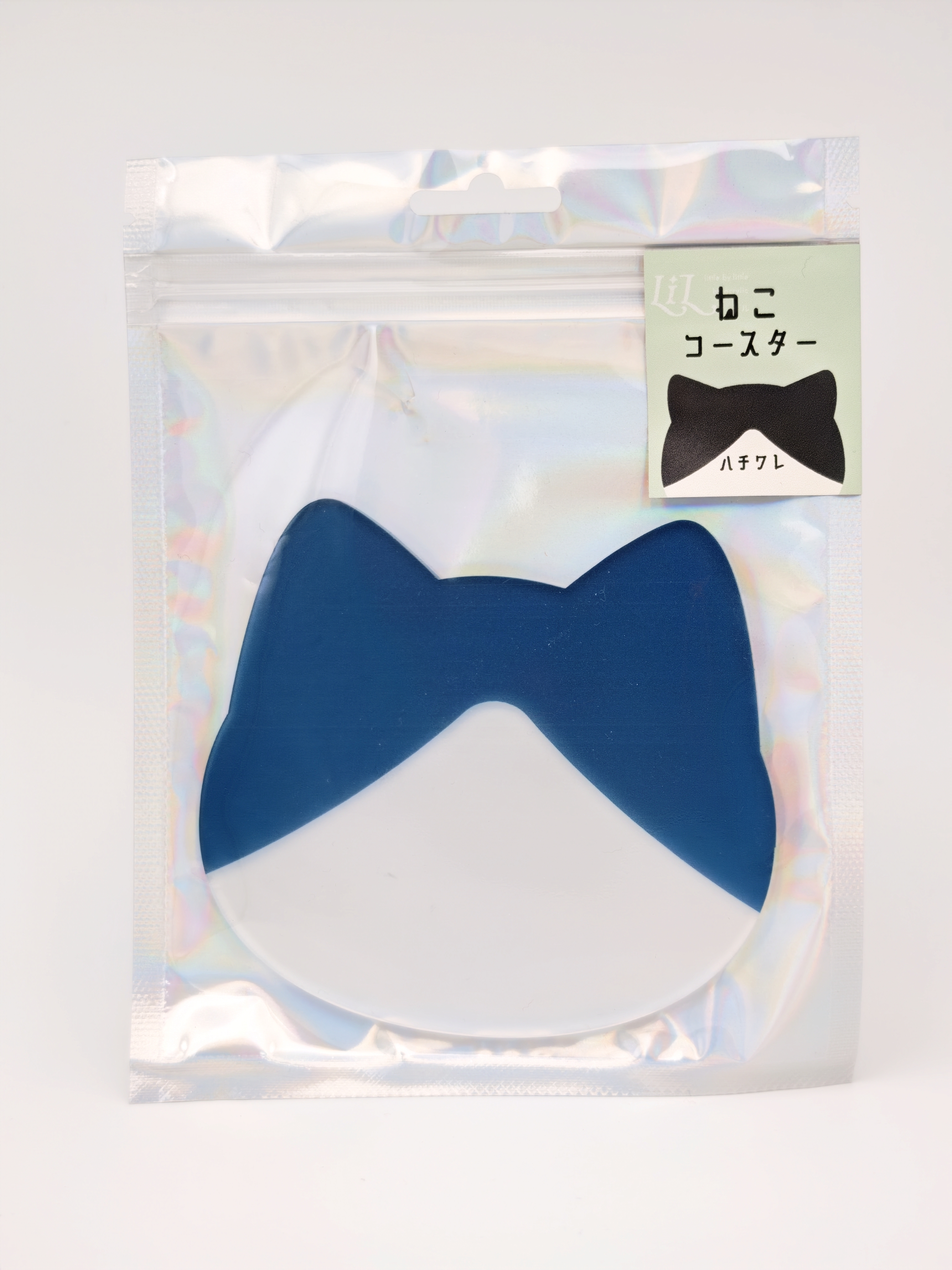 貓形杯墊 ハチワレ