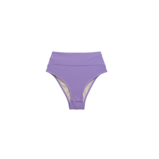 ▲Muiiswim HWM 高腰蜜挖臀泳褲 羅紋優格紫