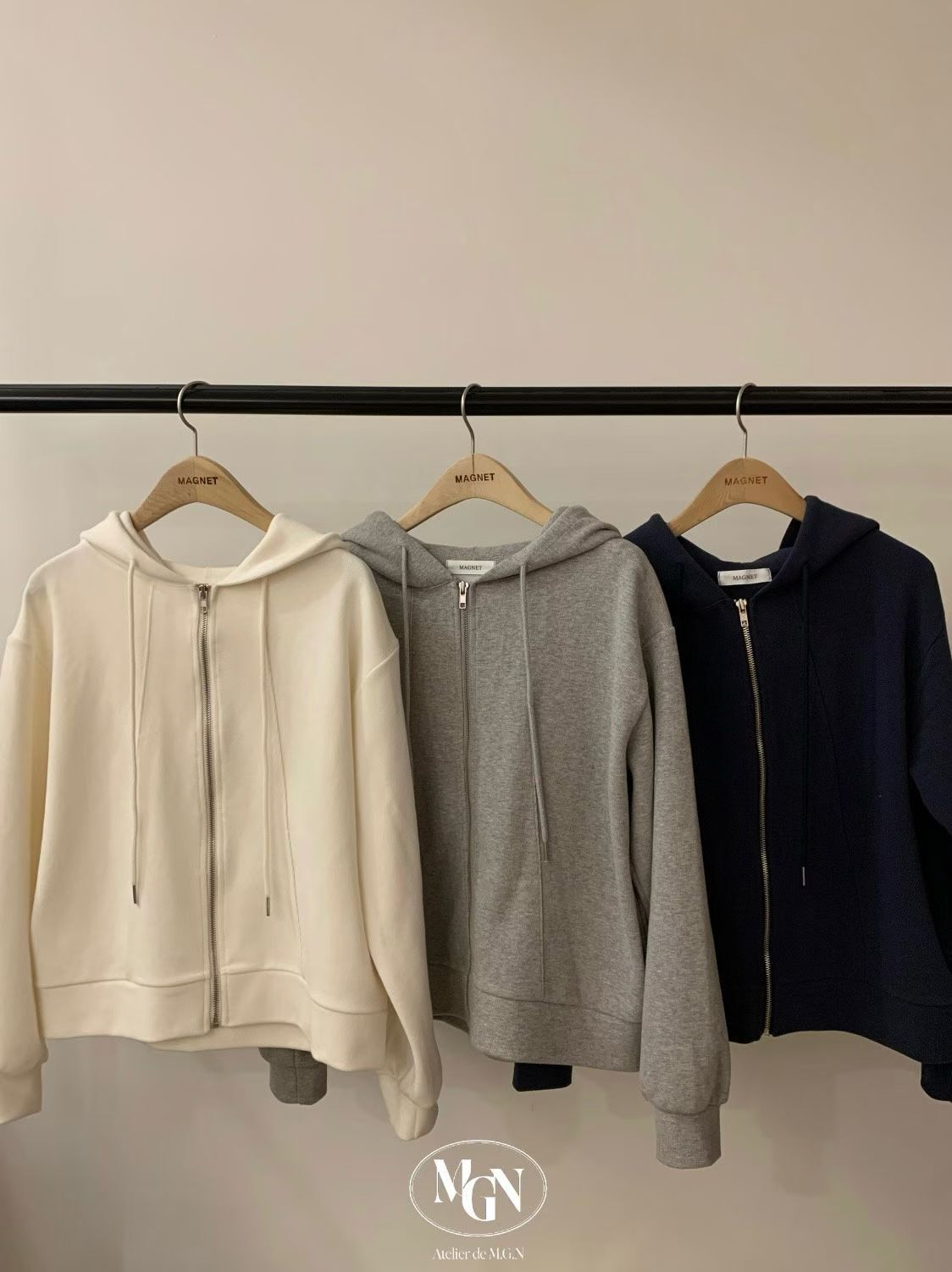 MN6001 美式簡約連帽外套