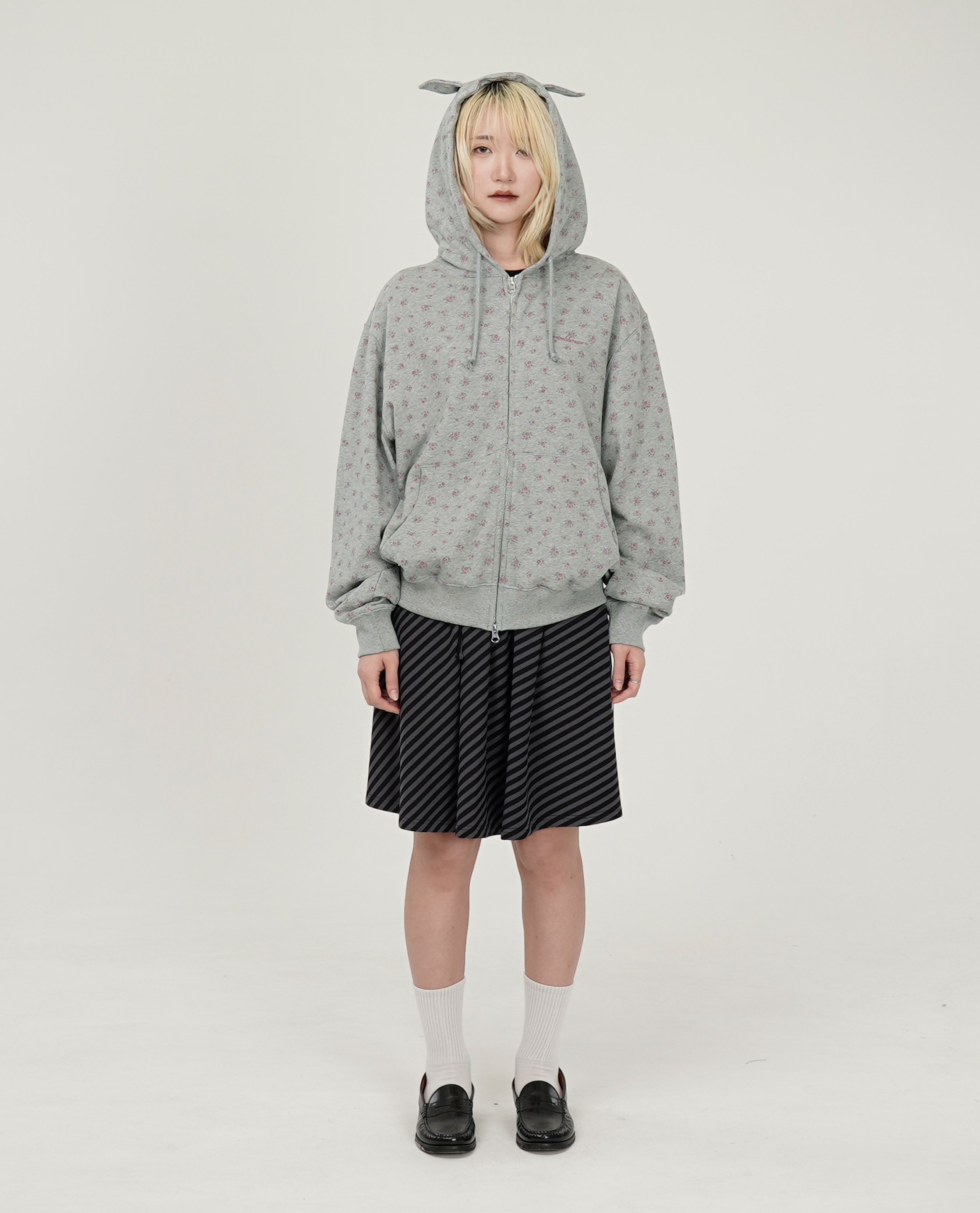 WEBHOUSE Heart Logo Kitty Hoodie Zip-up - 26SS