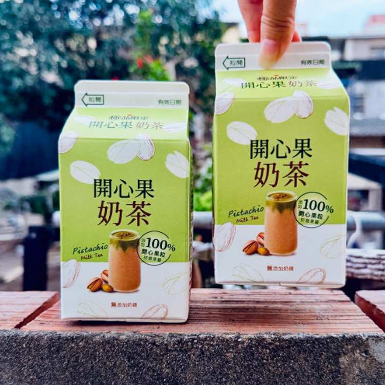 奶茶大師底家-開心果奶茶 375ML