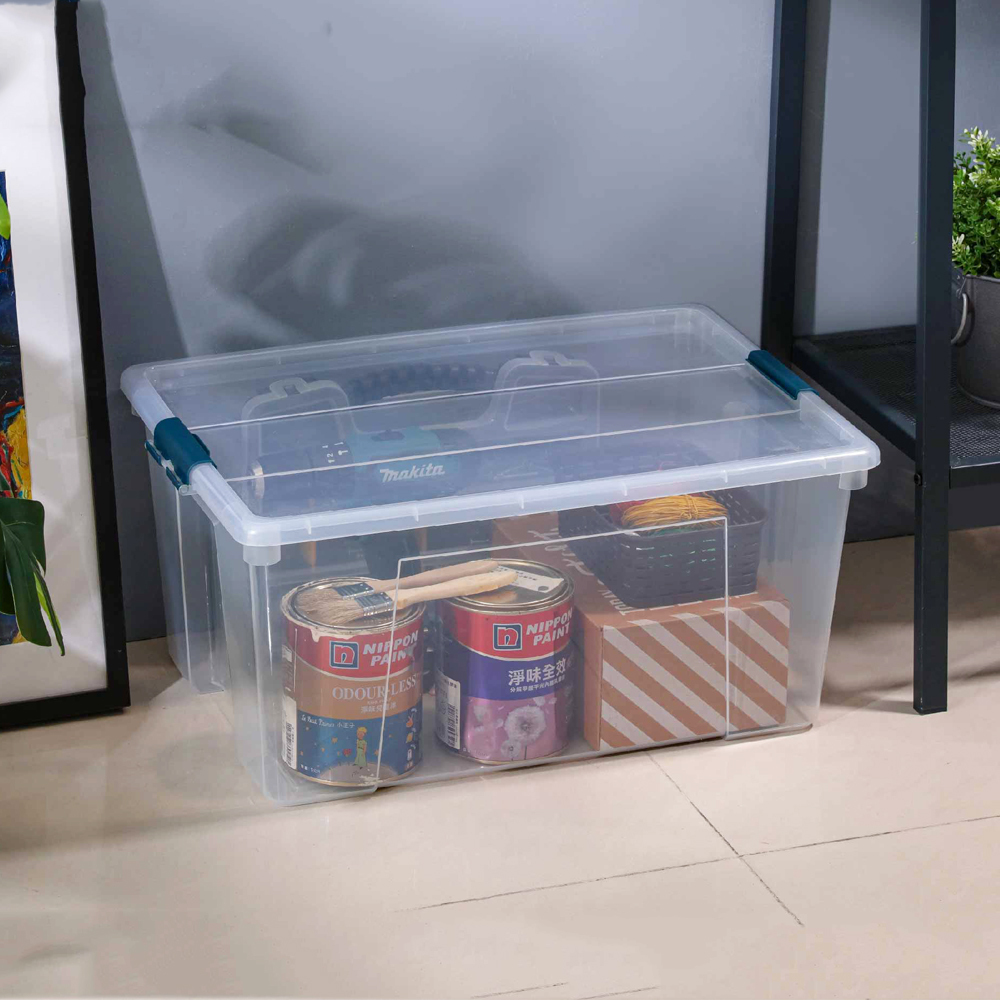 《真心良品》KEYWAY聯府  多利1號掀蓋整理箱41L-6入 YQ101