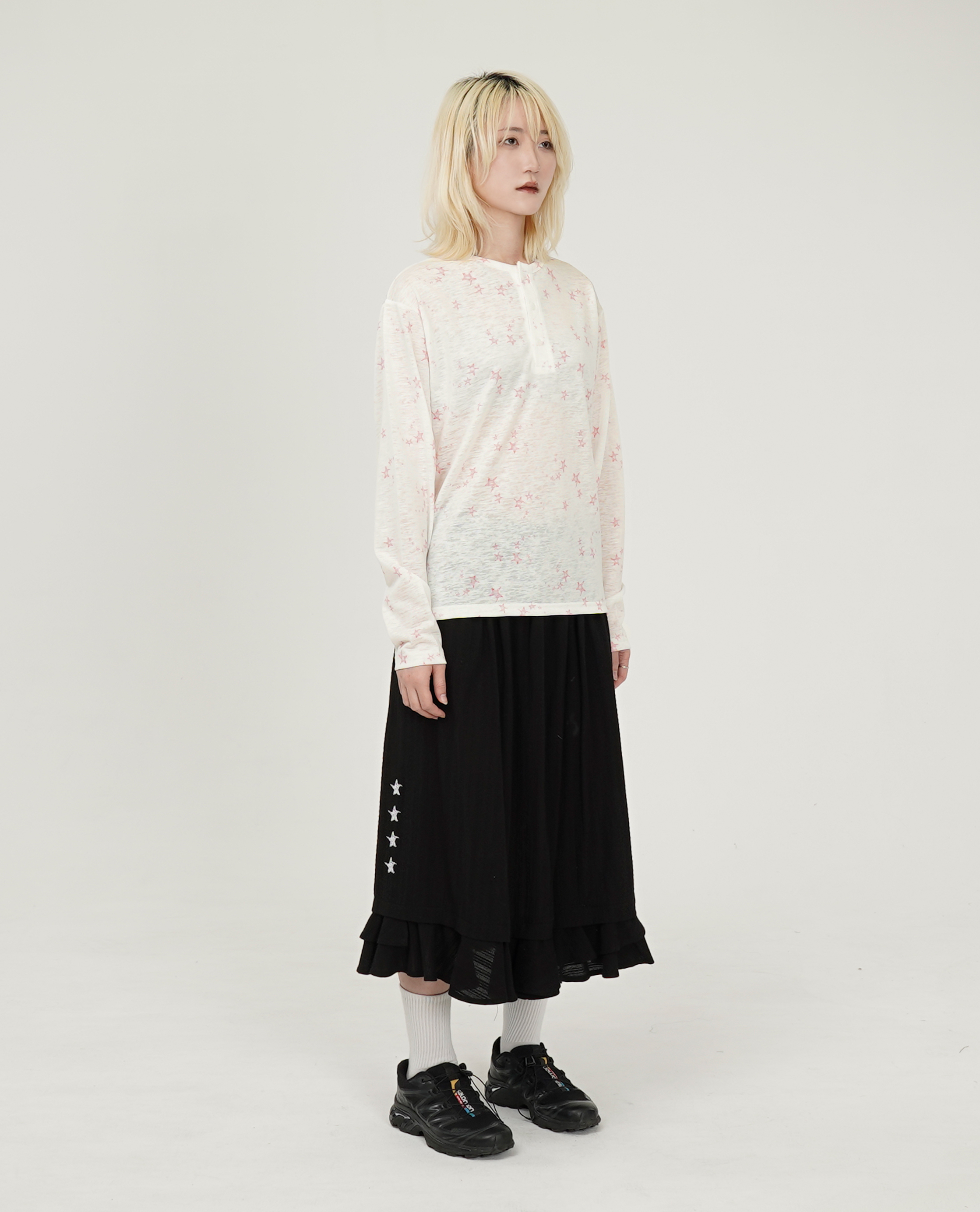 WEBHOUSE Twister Henley Long Sleeve - 26SS