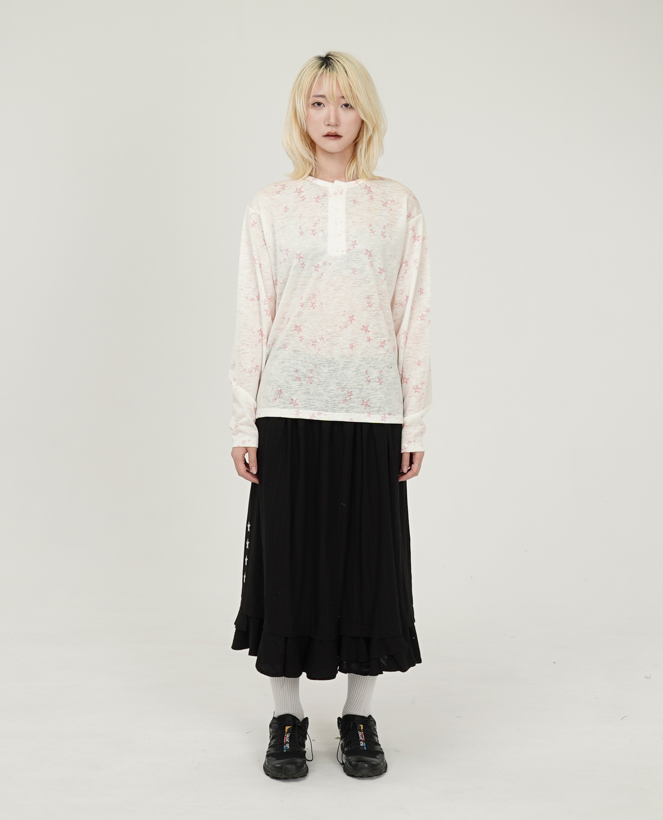 WEBHOUSE Twister Henley Long Sleeve - 26SS