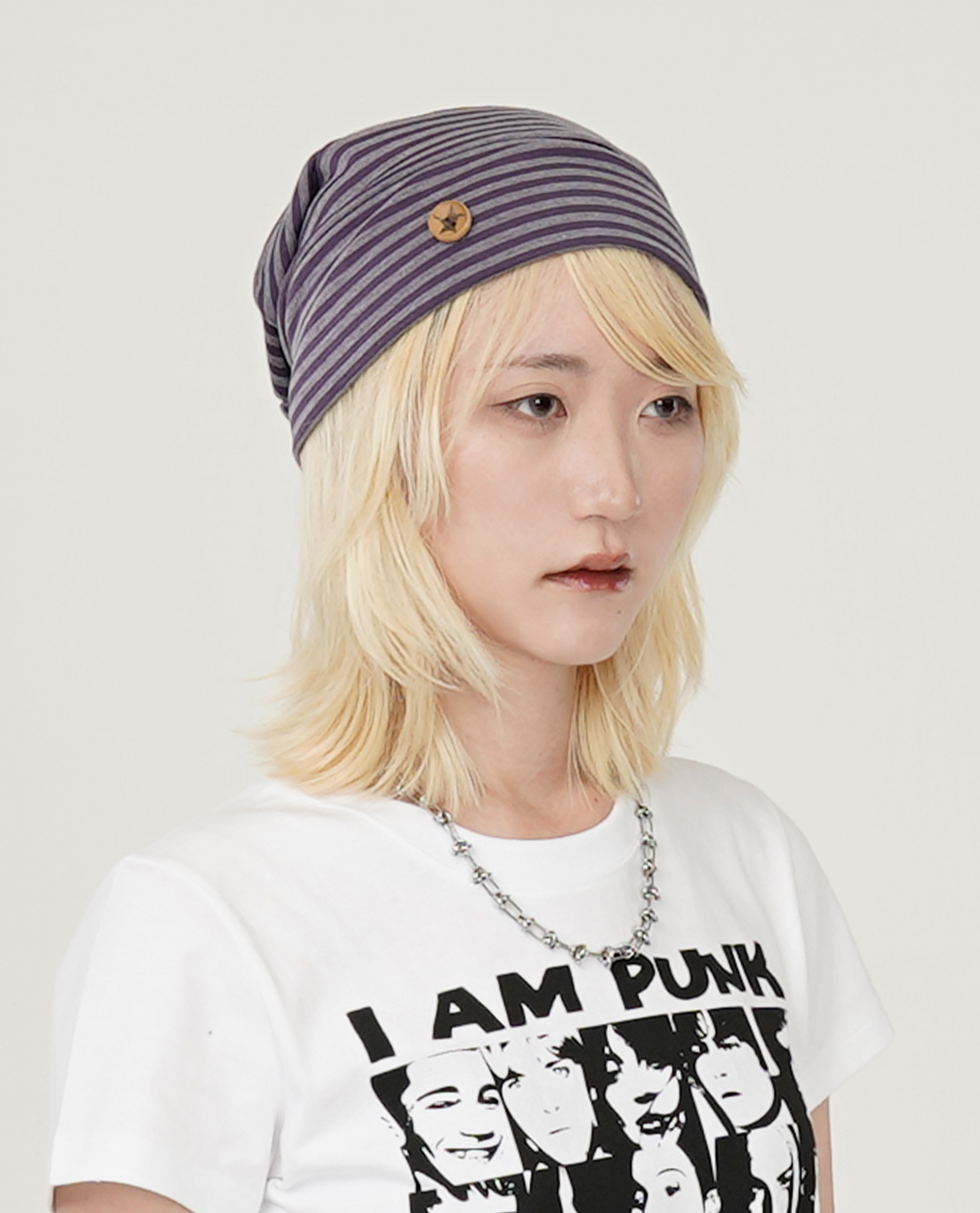 WEBHOUSE Twister Button Panel Beanie - 26SS