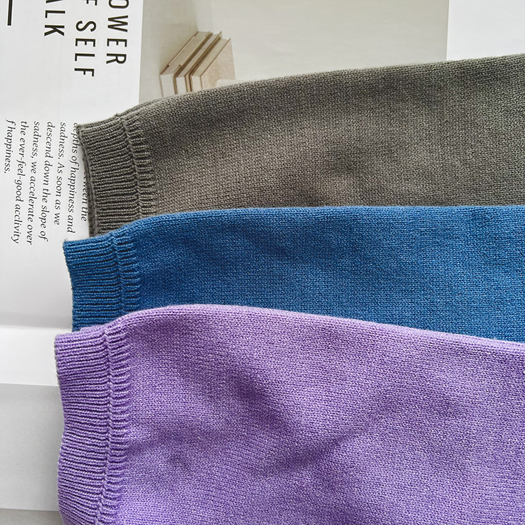 法式頂級棉五分袖針織衫