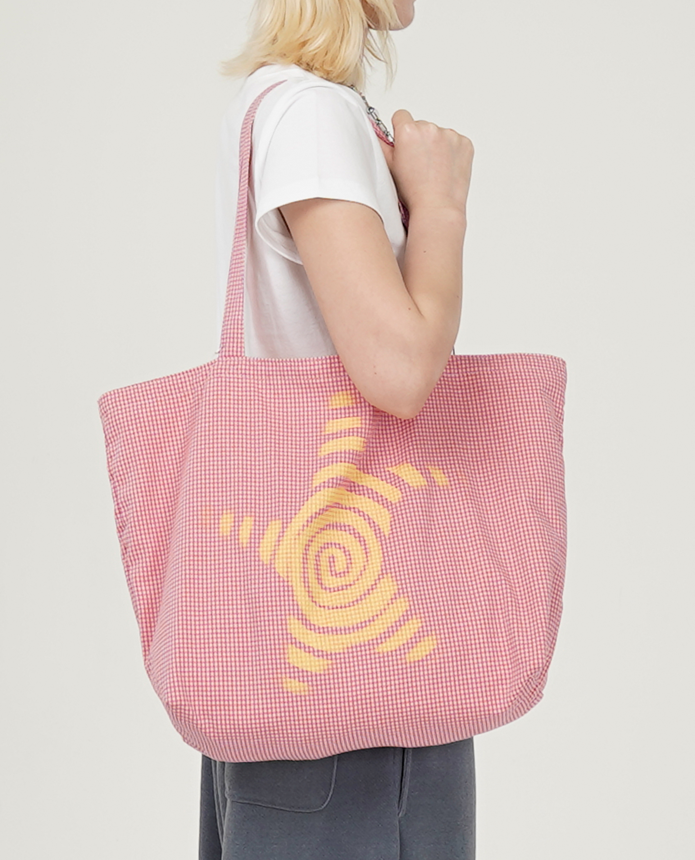 WEBHOUSE Twister Star Tote Bag (Check) - 26SS