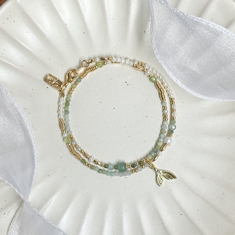 B05 / 苗栗意象 • 蓬萊溪護漁步道 • 森林溪畔 – 珍珠綠碧璽 – 手鍊