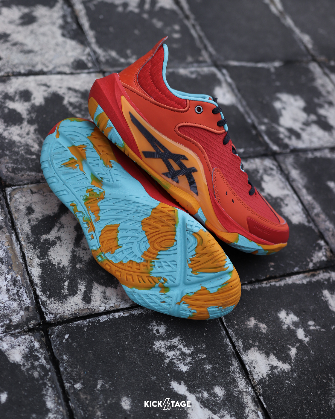 男鞋 ASICS UNPRE ARS LOW 3 橘色 支撐 回彈 緩震 運動 籃球鞋【1063A113-600】