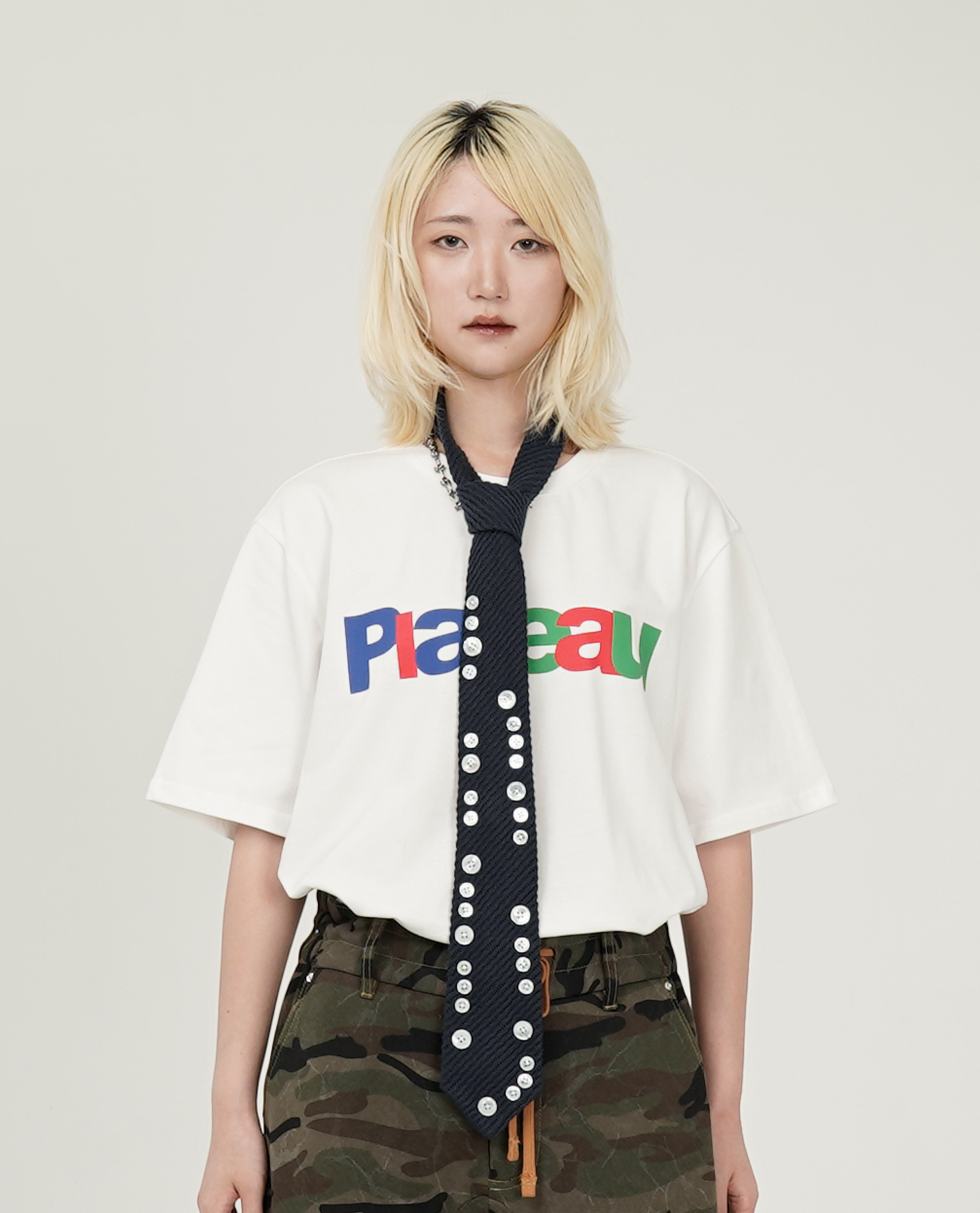 PLATEAU STUDIO Button necktie - 26SS