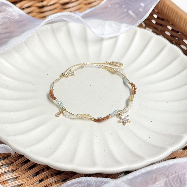 B03 / 苗栗意象 • 客家圓樓 • 生活風景 – 多寶石 – 手鍊