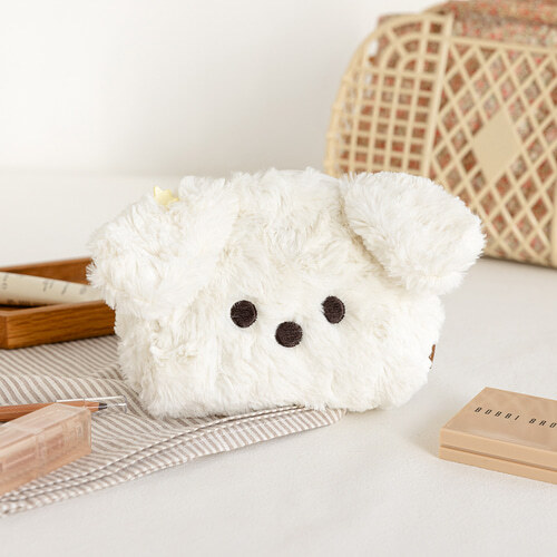 COI 小狗收納包 大頭 相機包 白色狗狗 韓國文創