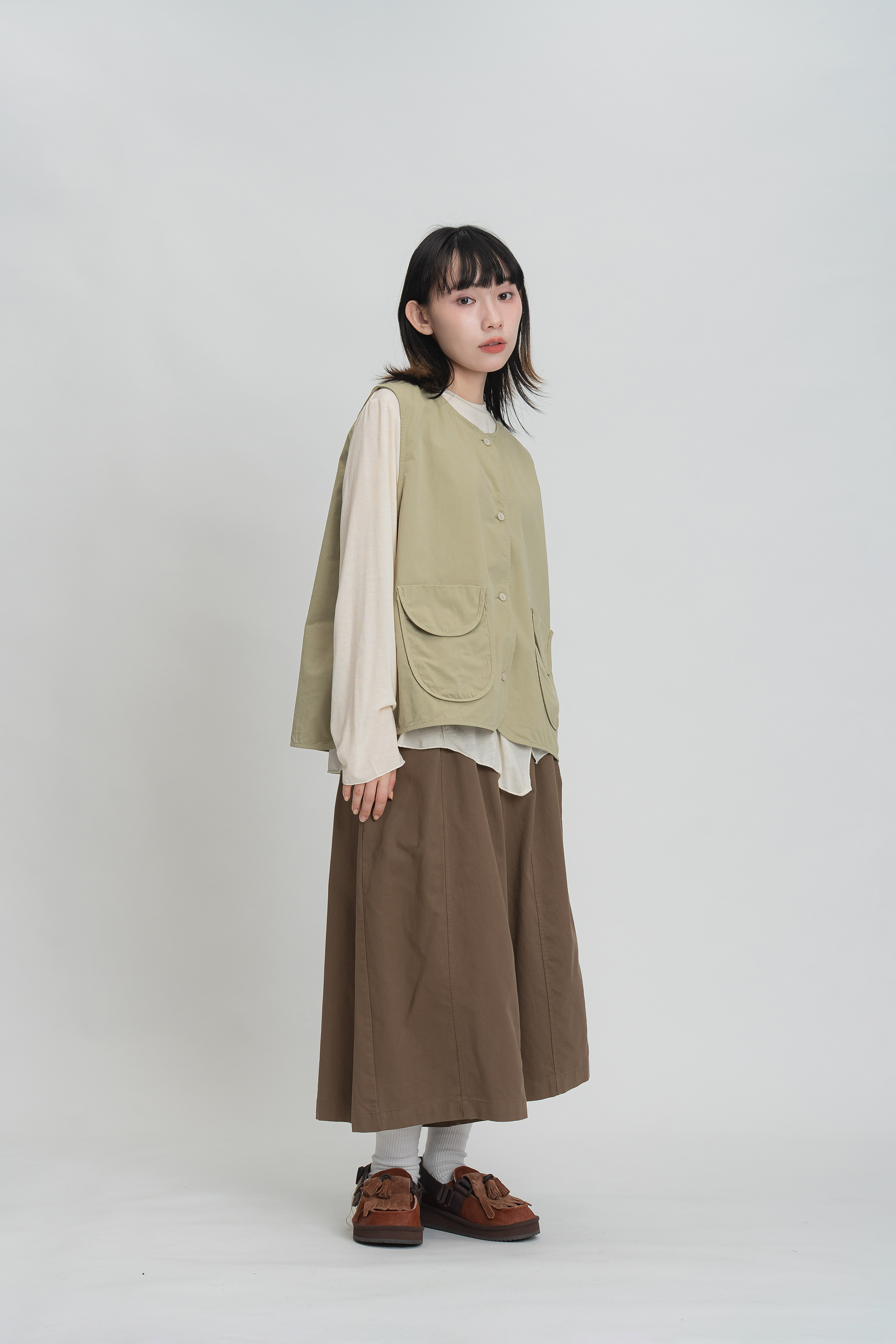 日系百搭素面背心 5色