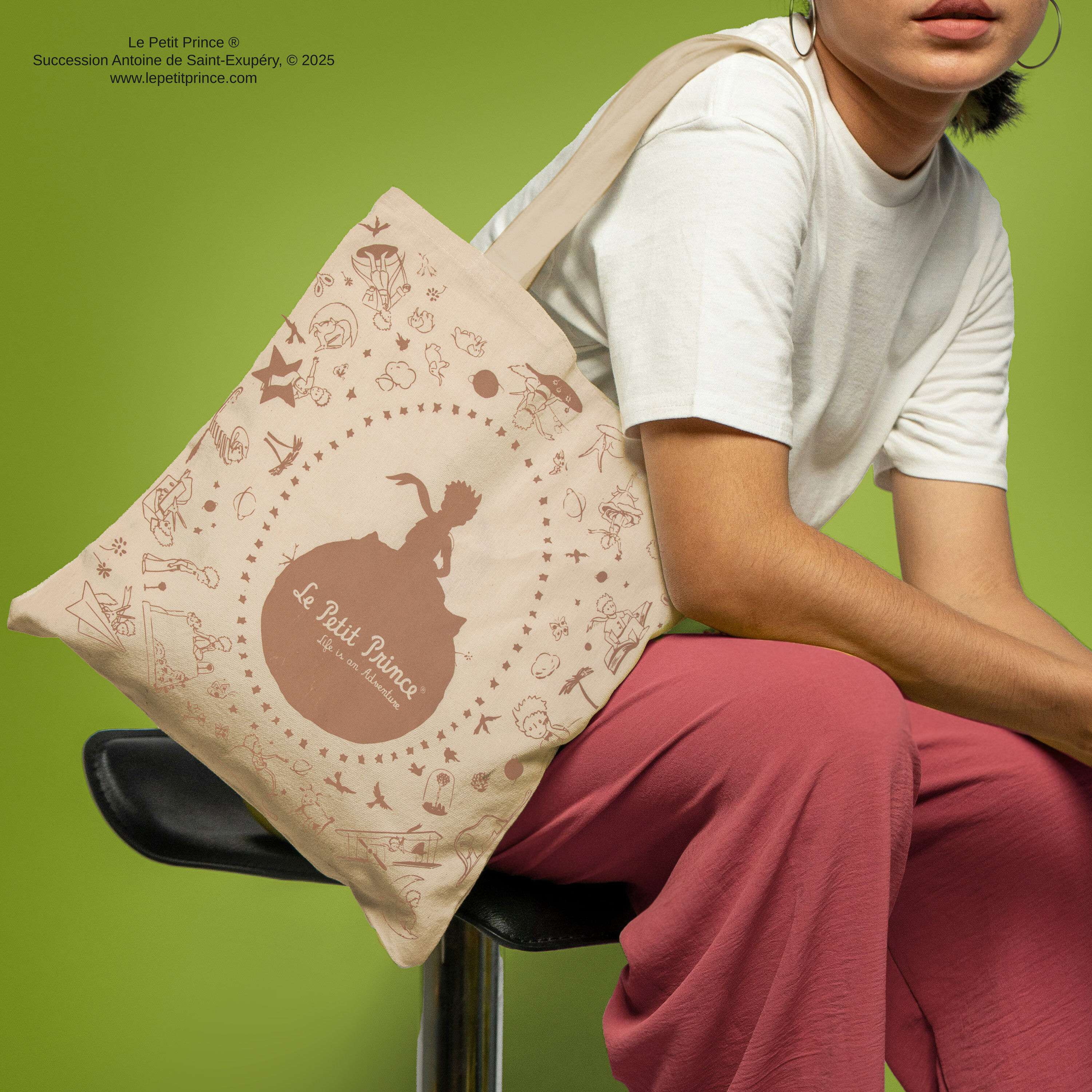 小王子 - 棉質托特包－塵世之旅