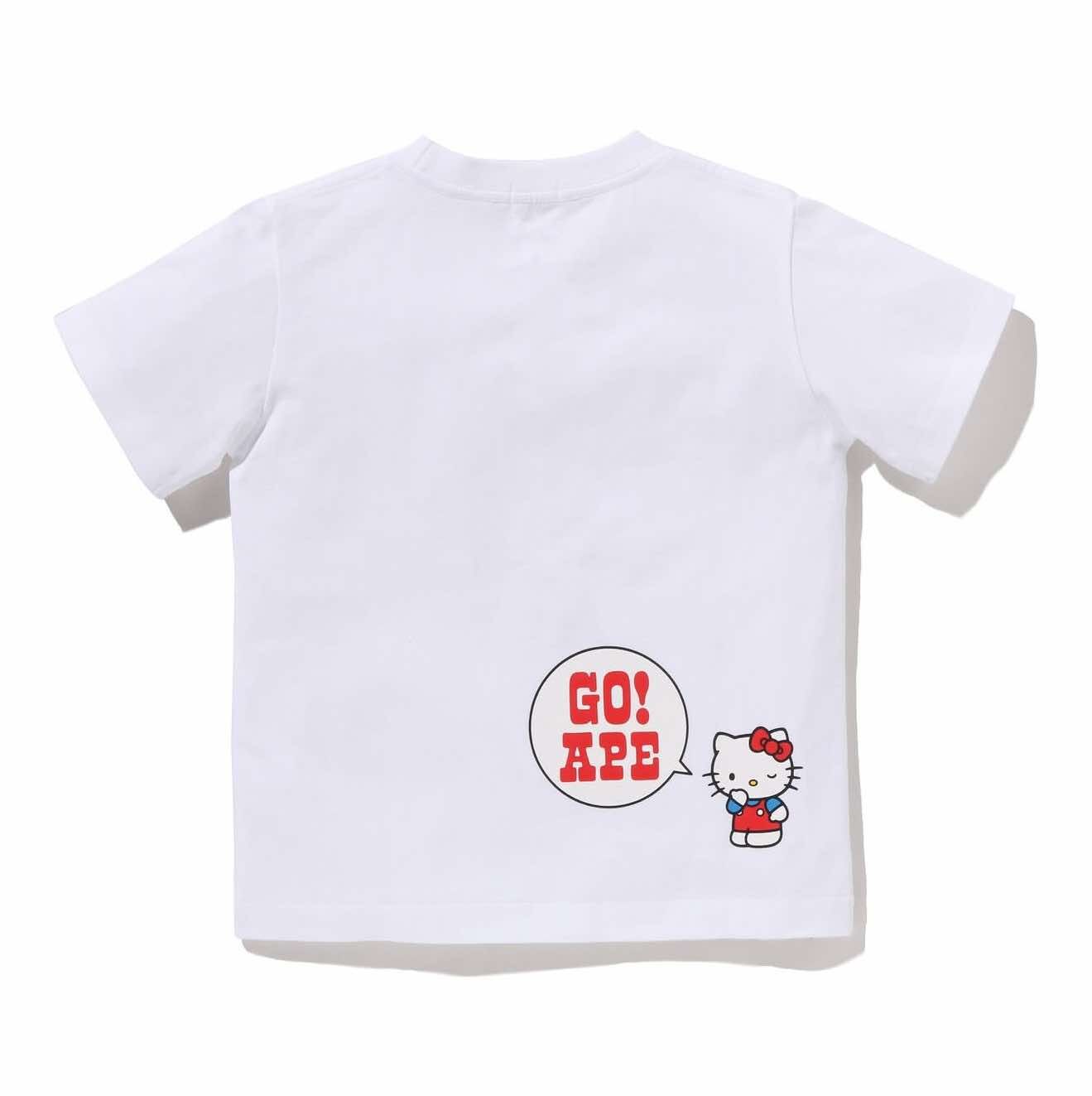 Bape X Hello Kitty X Kuromi 庫洛米 猿人頭 短Tee