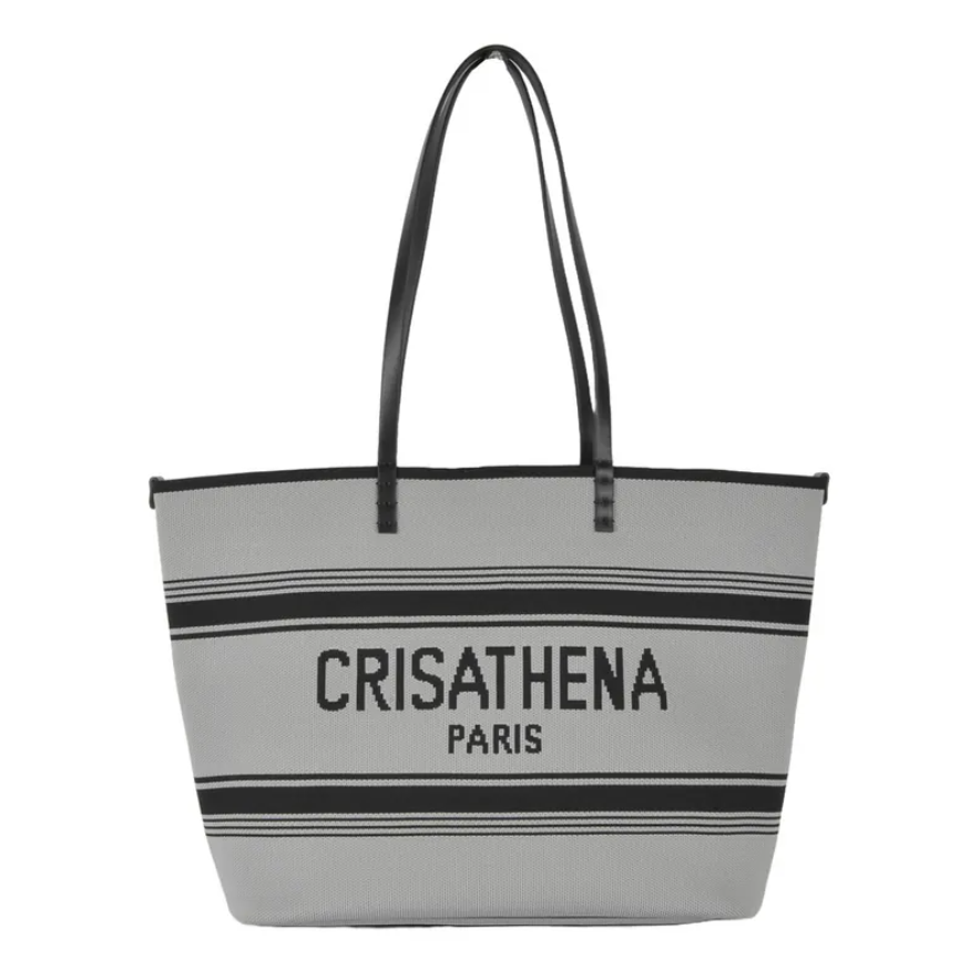 C1 Crisathena Large Légèreté Tote Bag - 灰色 Black_Grey