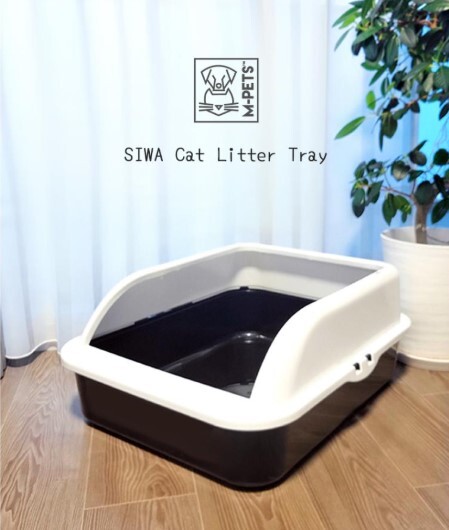 M-Pets SIWA 貓砂盆 L - 黑色