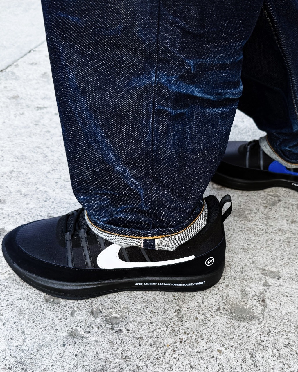 現貨在店〈二手商品 US10〉FRAGMENT X NIKE BOOK 2 'Black' 黑白藍 藤原浩 閃電 聯名 實戰 籃球鞋【IO9985-900】