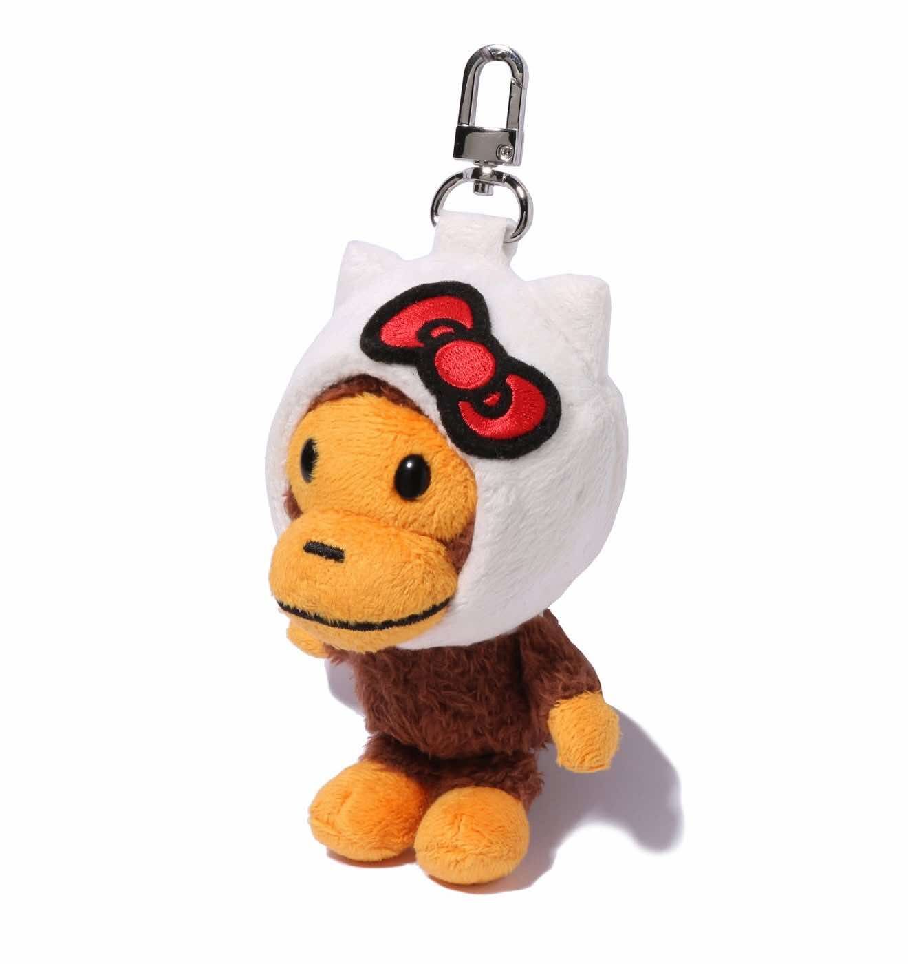 Bape X Hello Kitty X Kuromi 庫洛米 猴子 變裝 鑰匙圈 吊飾