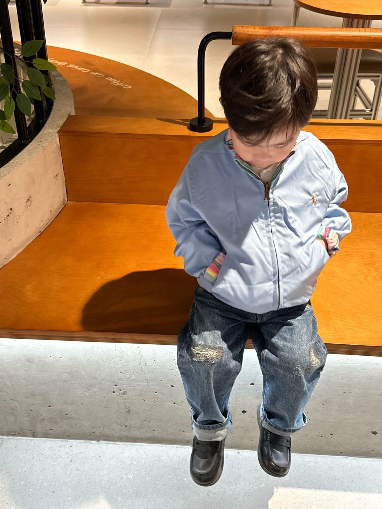 𝐏𝐨𝐥𝐨 擦色牛仔褲