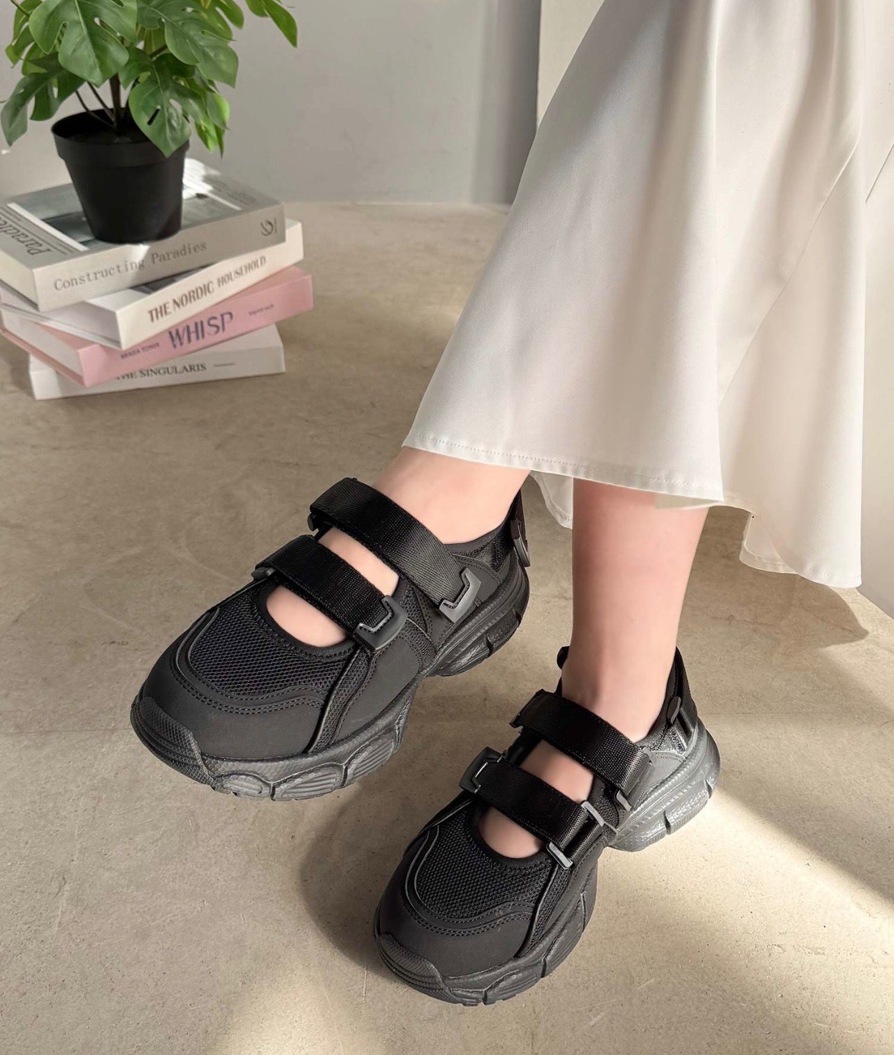 【預購】JN030619 JaVa 聯名款 機能風厚底老爹涼鞋