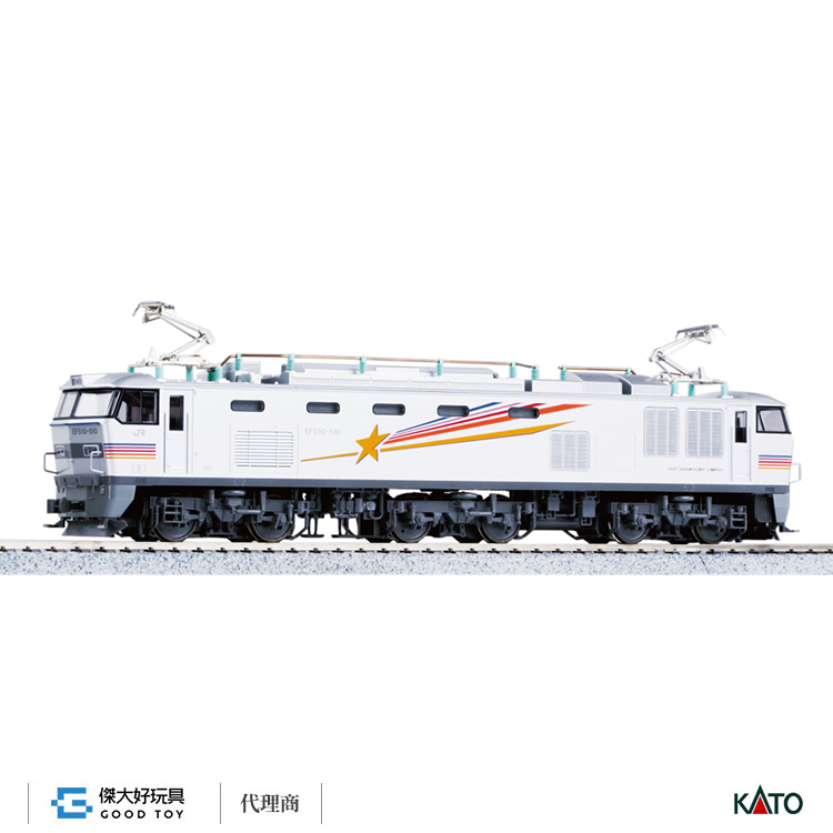 KATO 1-312 (HO) Electric Locomotive EF510-500 Cassiopeia Color