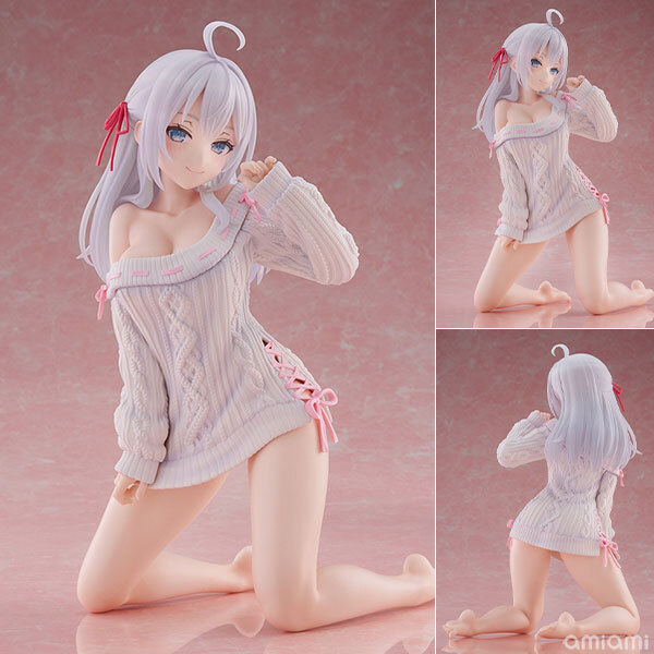 預訂12月  FURYU 不時輕聲地以俄語遮羞的鄰座艾莉同學   艾莉 TENITOL BIG Noodle Stopper Figure Alya Sometimes Hides Her Feelings in Russian Alya Knitwear ver. Complete Figure Pre-order