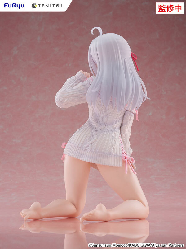 預訂12月  FURYU 不時輕聲地以俄語遮羞的鄰座艾莉同學   艾莉 TENITOL BIG Noodle Stopper Figure Alya Sometimes Hides Her Feelings in Russian Alya Knitwear ver. Complete Figure Pre-order
