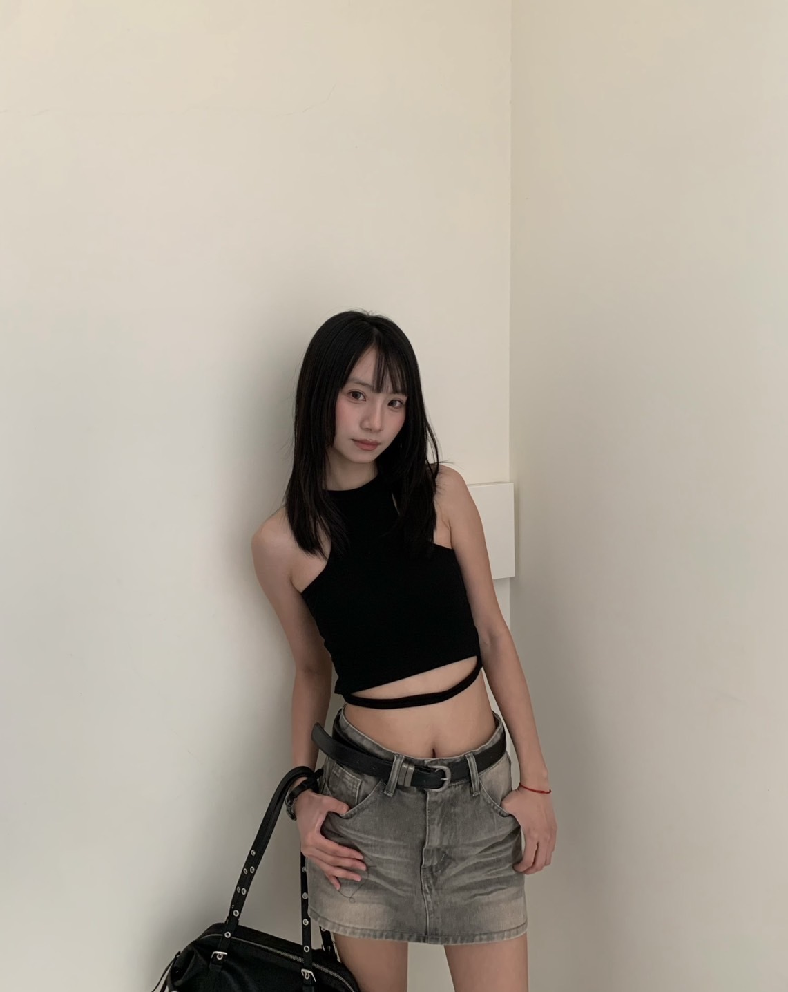 A62 預購削肩線條設計百搭背心