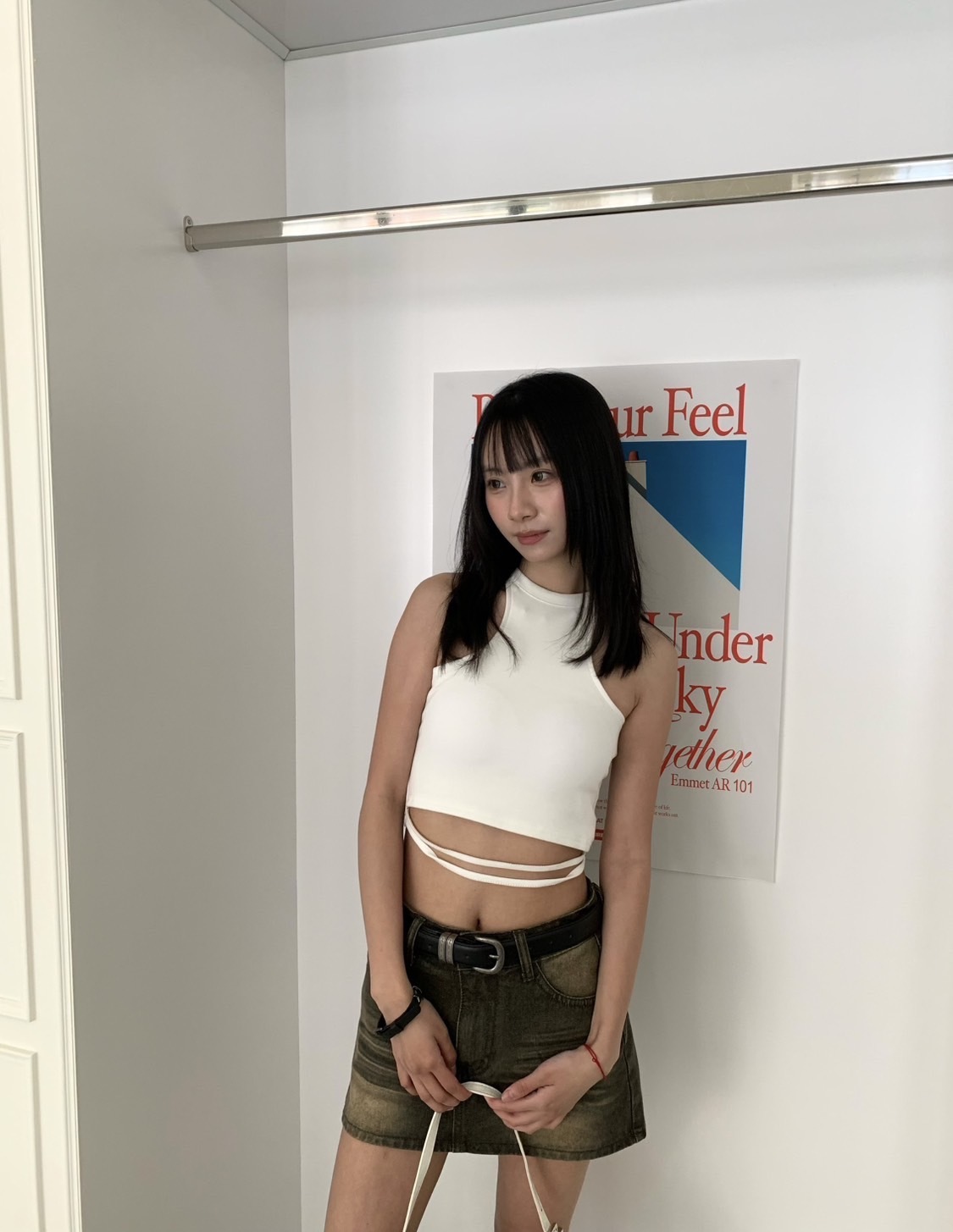 A62 預購削肩線條設計百搭背心