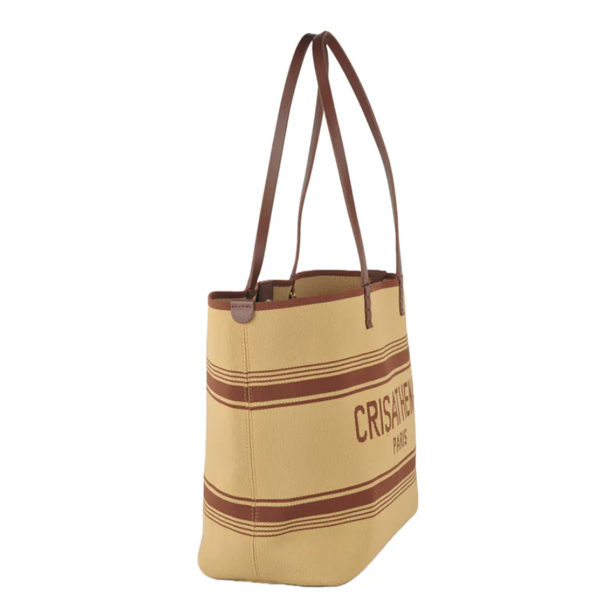 C3 Crisathena Large Légèreté Tote Bag - 杏啡色 CAMEL
