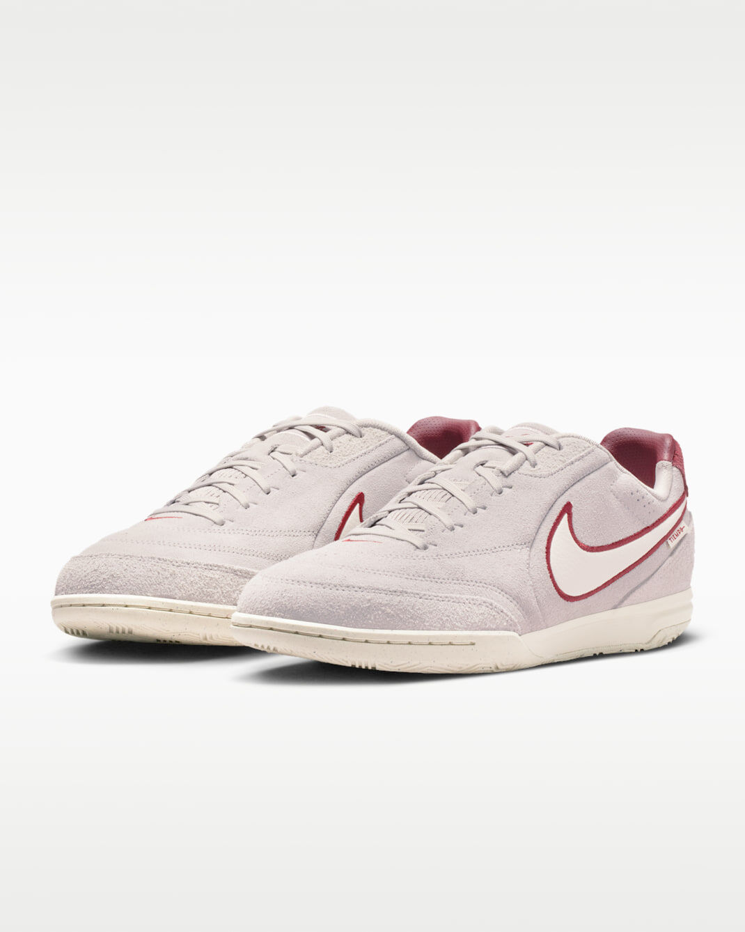 NIKE TIEMPO STREETGATO PRM 室內/街場足球鞋 灰紅色