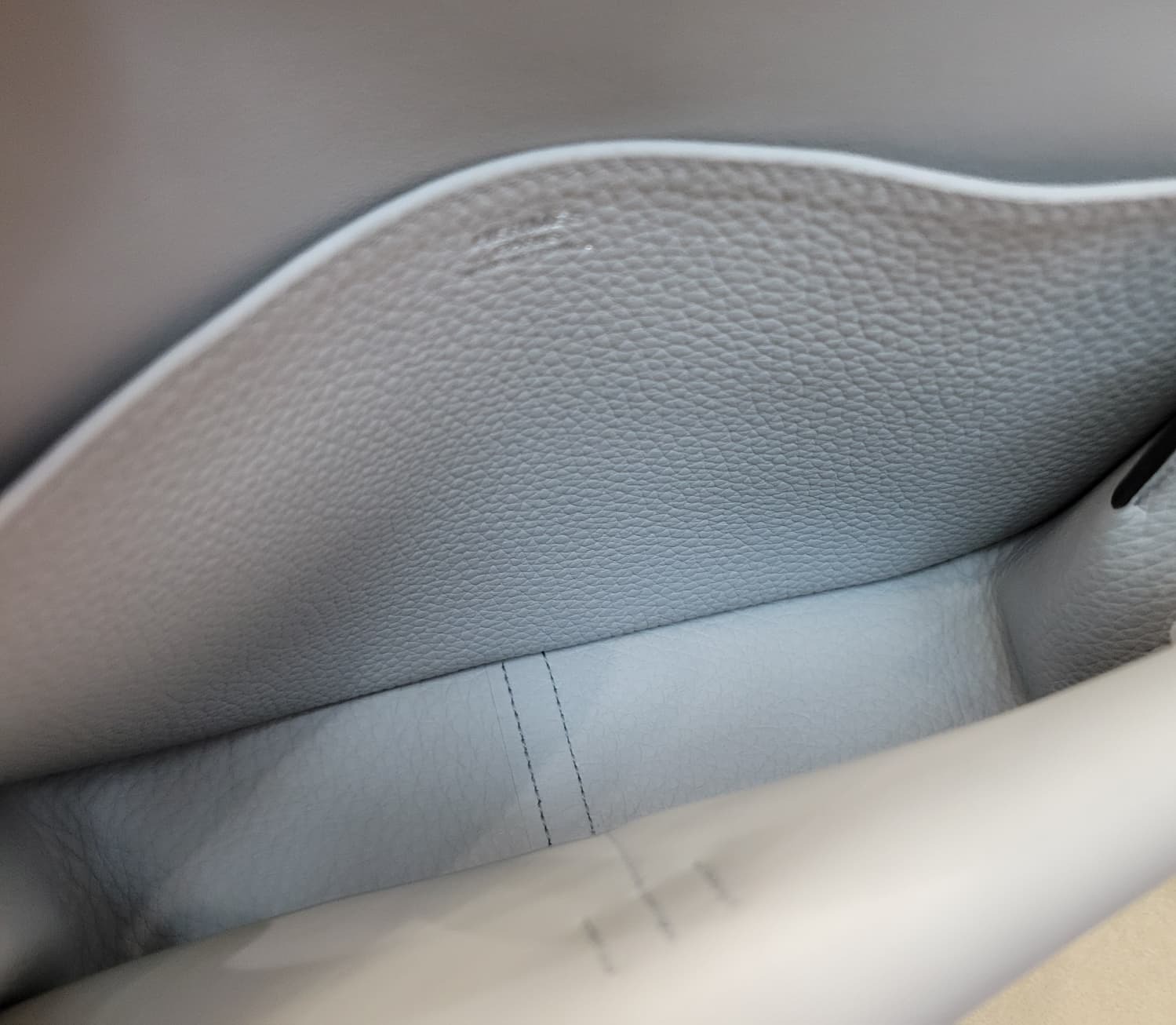 UNUSED HALZAN 25 08 BLUE PALE CK 聖杯藍銀扣