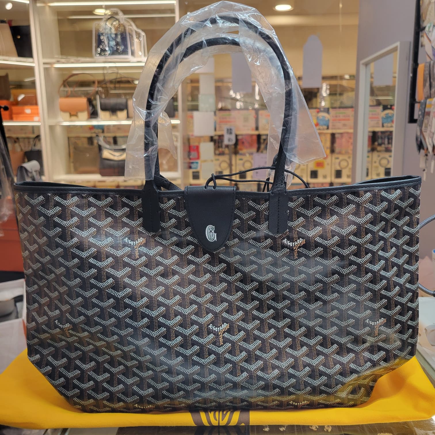 GOYARD ST LOUIS NOIR PM NEW MAGNET STICKER 黑色磁石款