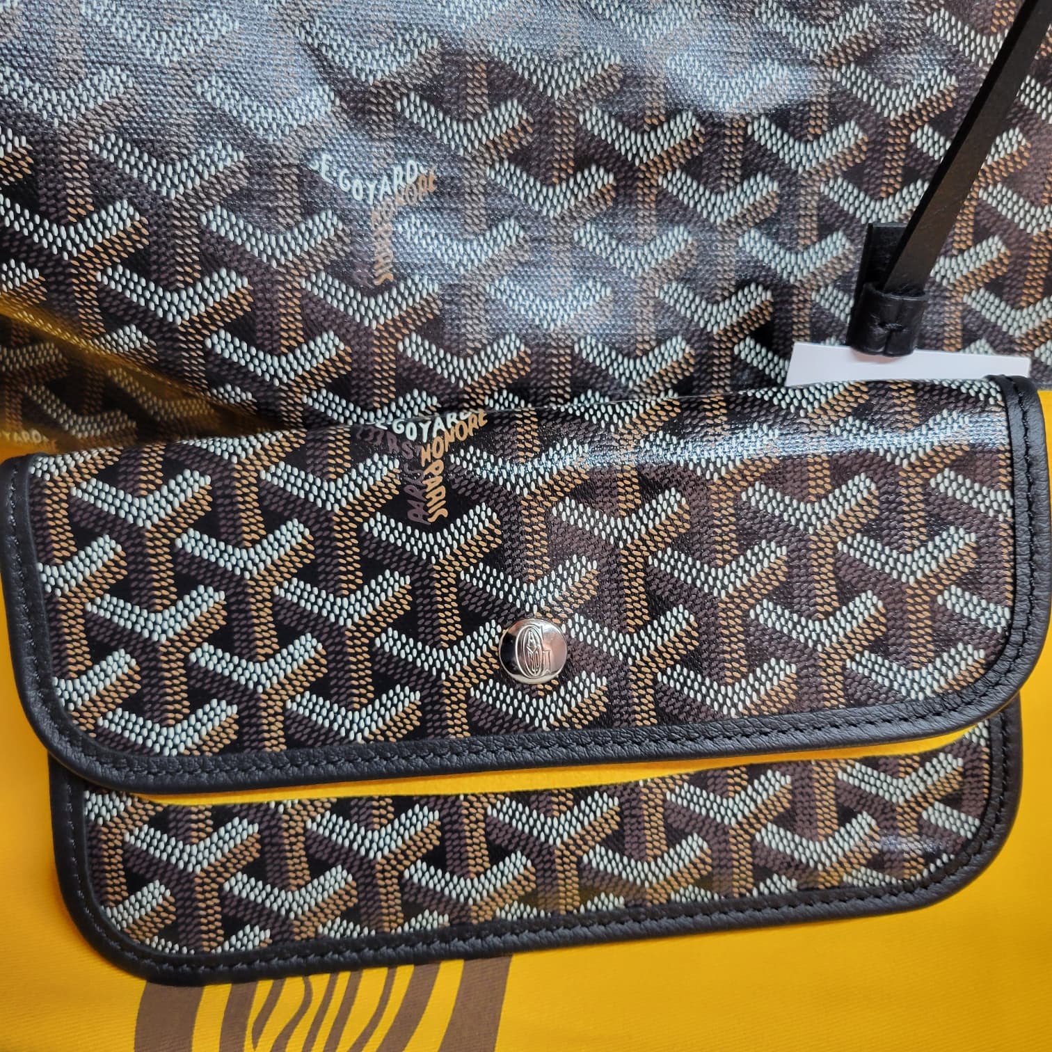 GOYARD ST LOUIS NOIR PM NEW MAGNET STICKER 黑色磁石款