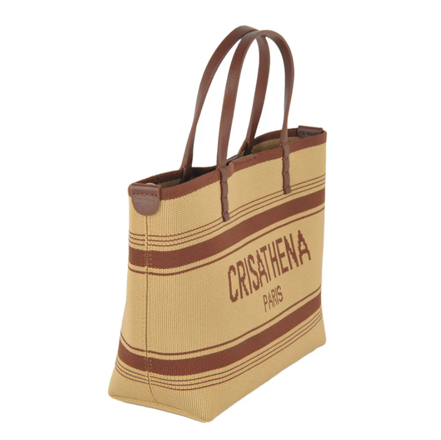 C12 Crisathena Small Légèreté Tote Bag - 杏啡 CAMEL