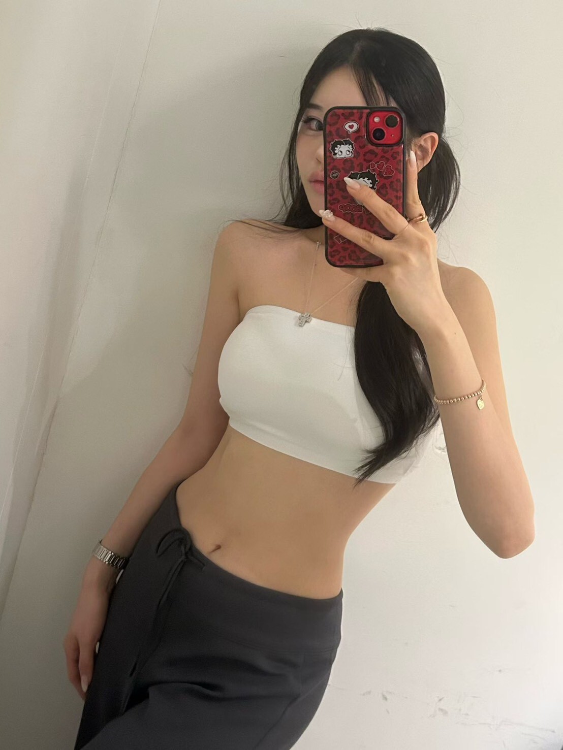 短版平口背洞BRA內搭背心