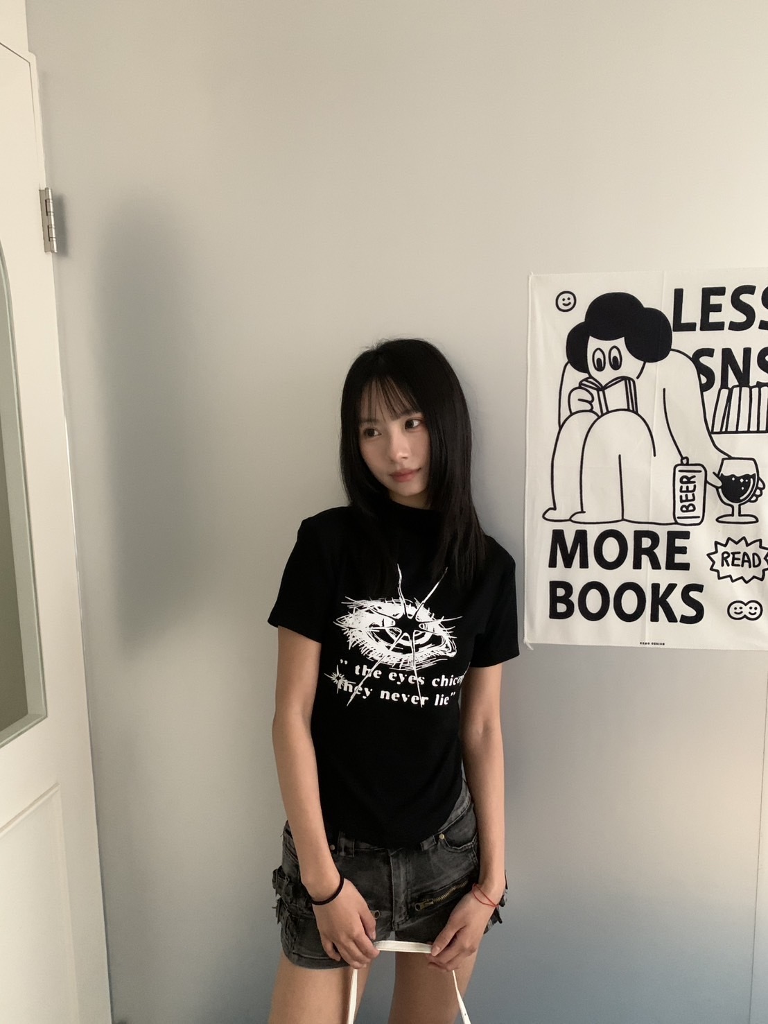 A70 預購美式半高領圓弧擺顯瘦上衣