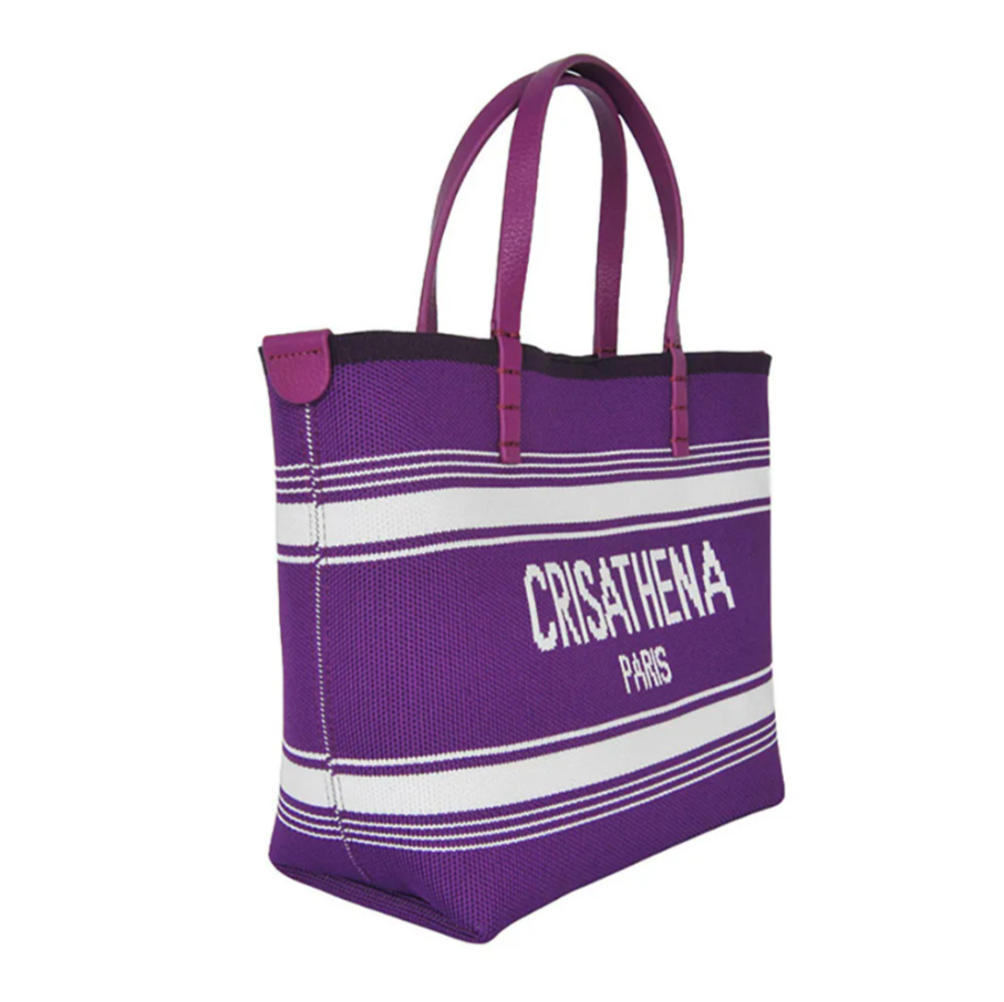 C16 Crisathena Small Légèreté Tote Bag - 紫色 PURPLE_C