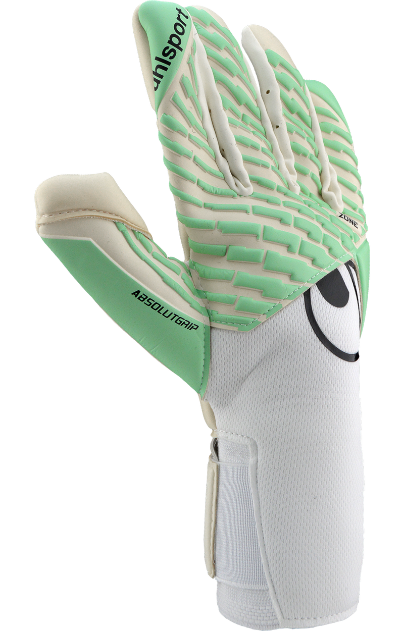 UHLSPORT FANGMASCHINE ABSOLUTGRIP TIGHT  白綠色 龍門手套 (經濟之選)