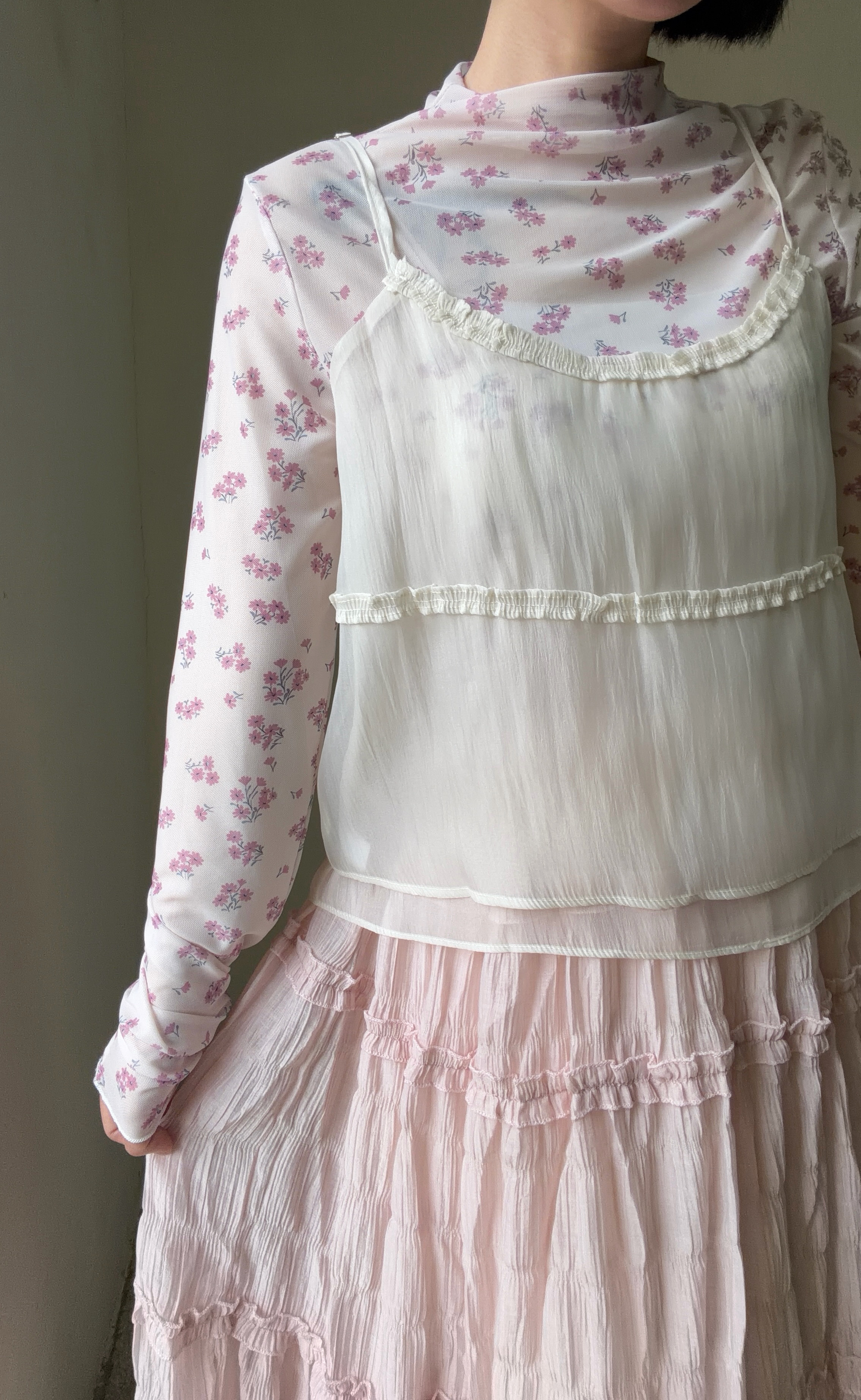 質感超好花花打底衣（預購）