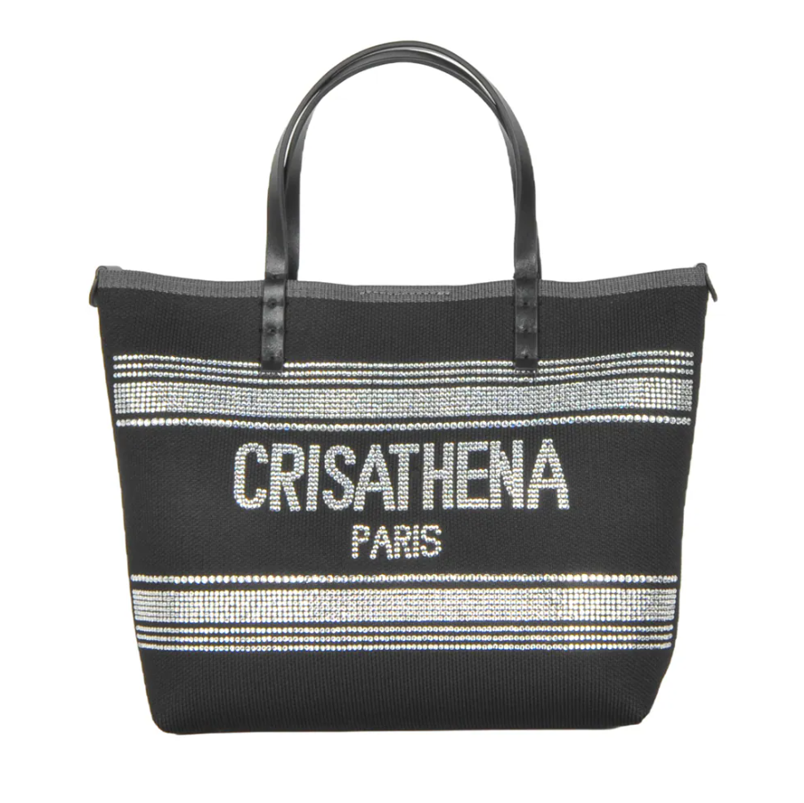 C17 Crisathena Glam Légèreté 小型托特包 - 黑白色 BLACK