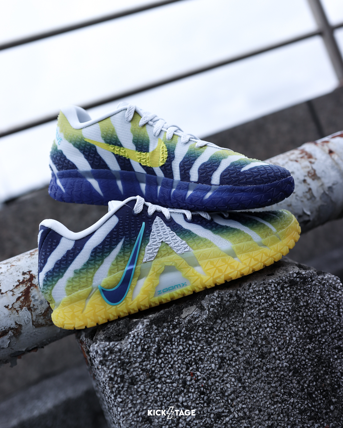 ＜少量現貨+預定，不退換＞男鞋 NIKE JA 3 'Murray State' 白藍黃 莫蘭特 實戰 籃球鞋【HF2794-004】