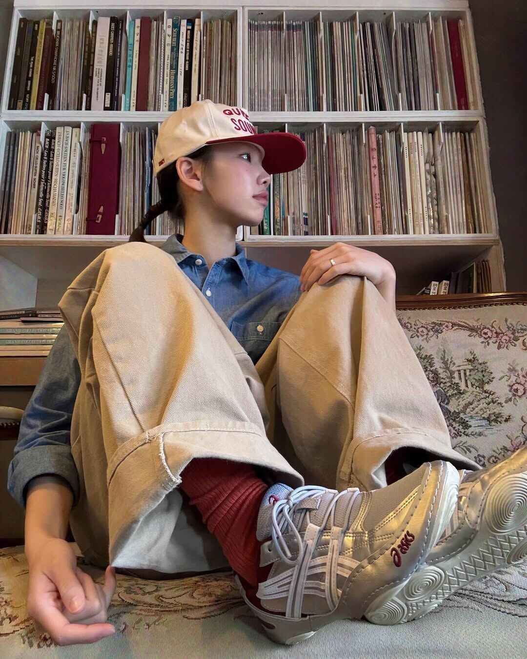 ASICS HYPERSYNC 灰銀酒紅 勃根地紅 銀色 液態銀 奶油底 復古 薄底鞋 男女鞋 1203A879-020 / 調貨