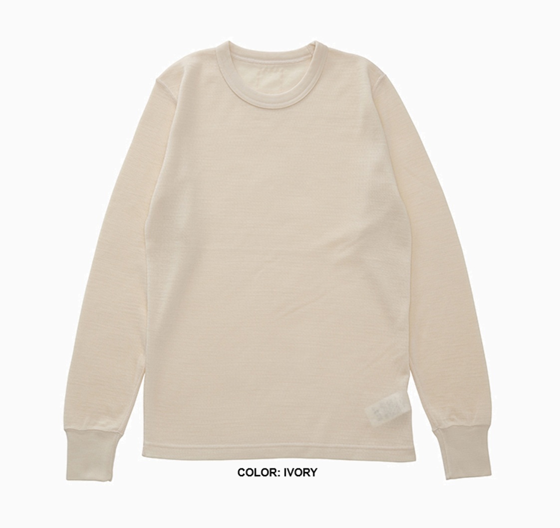 VISVIM 2026 S/S THERMAL CREW L/S (SUPERFINE) - PRE ORDER ITEM (預訂中)